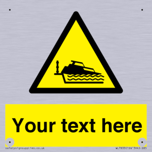 Custom warning grounding cruiser on lock cill